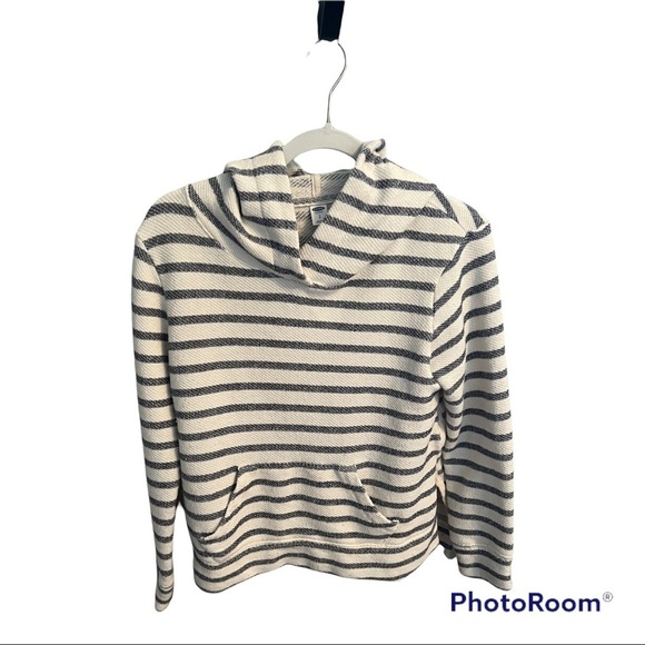 ❤️ Blue and White Striped Hoodie from Old Navy - Size Small - Picture 1 of 5